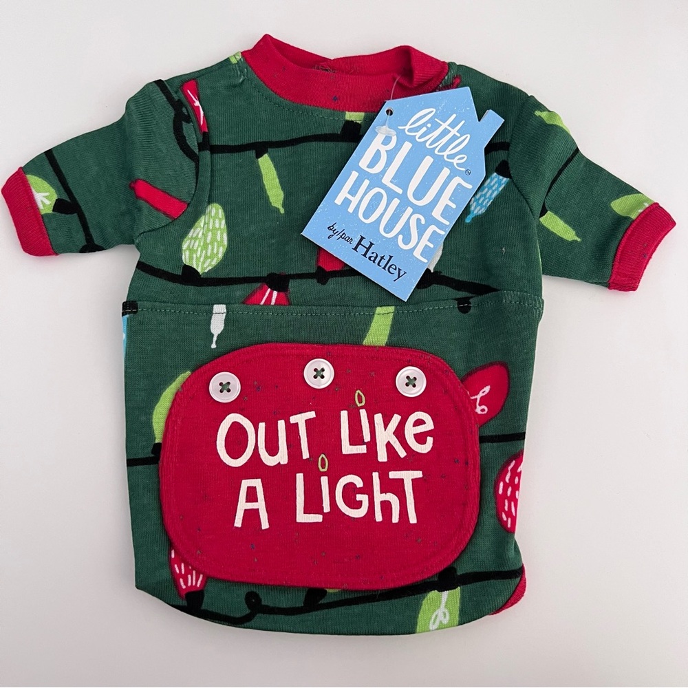 Little Blue House | Christmas Dog Shirt | Size X-Small